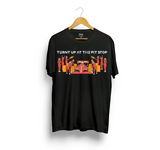 Turnt Up Black Tee
