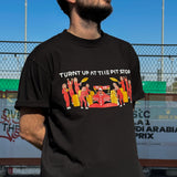 Turnt Up Black Tee