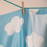 Cloudy Blue Abaya